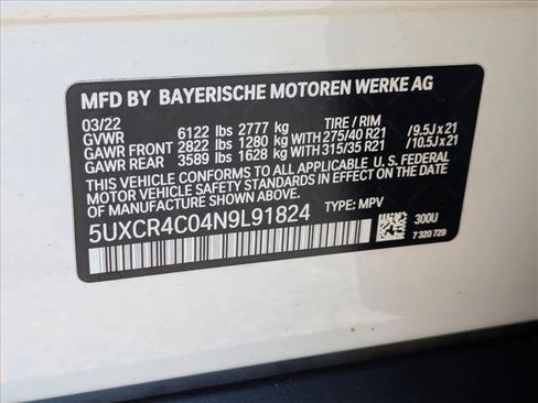 Used 2022 BMW X5 sDrive40i w/ Premium Package RWD image 27