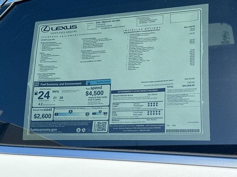 New 2026 Lexus NX 350 AWD w/ Premium Package image 29