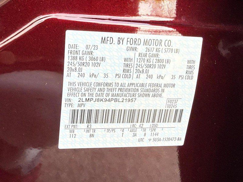 Certified 2023 Lincoln Nautilus Reserve w/ Equipment Group 201A AWD/4WD image 30