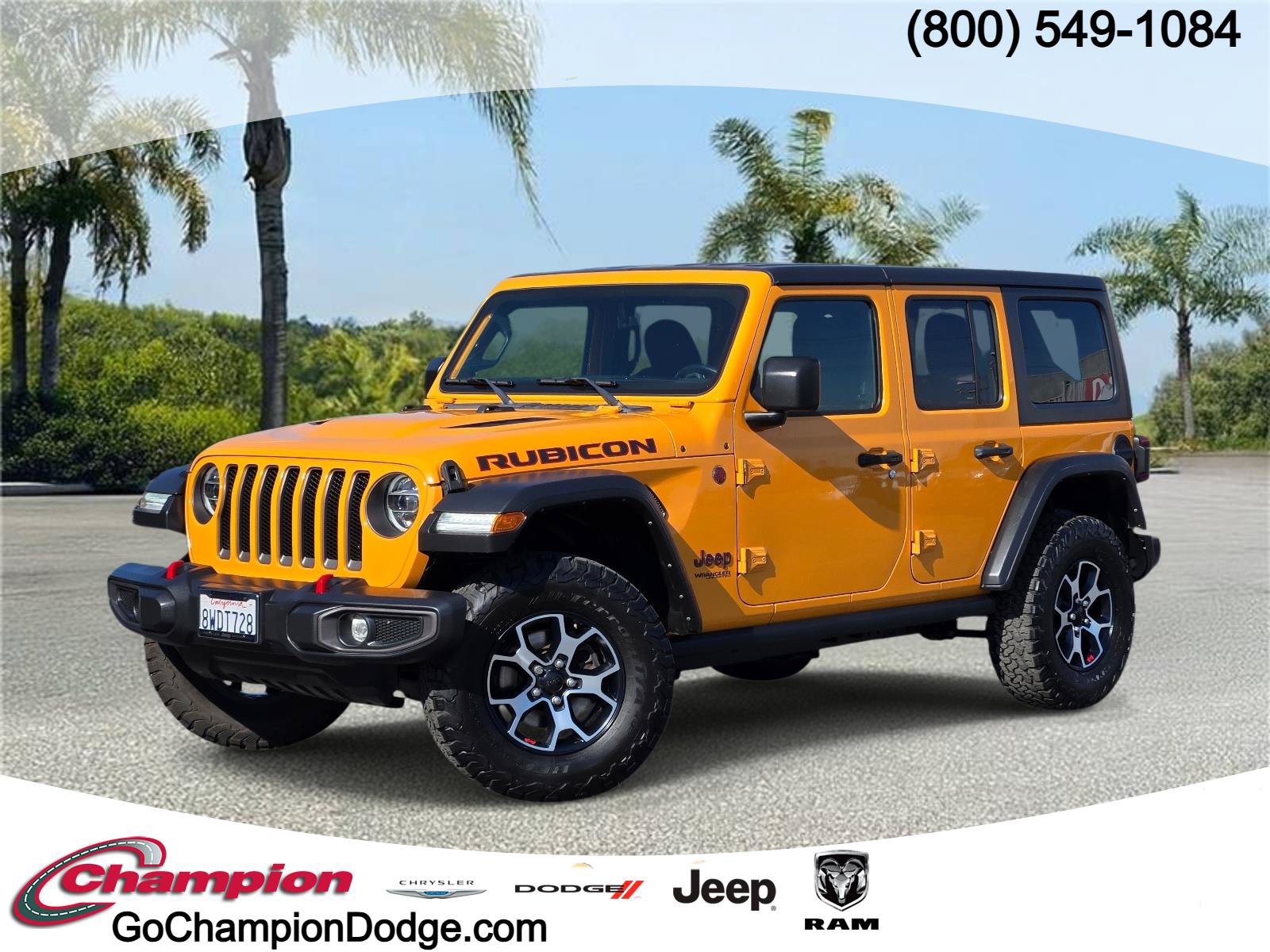 Used 2021 Jeep Wrangler Unlimited Rubicon AWD/4WD image 1