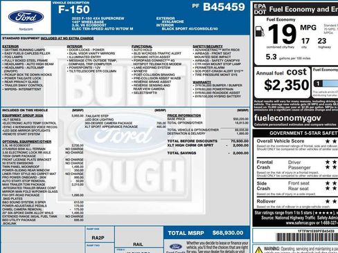 Used 2023 Ford F150 XLT w/ Equipment Group 302A High AWD/4WD image 2