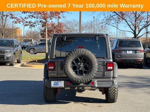 Certified 2025 Jeep Wrangler Unlimited Sport S 4xe image 7