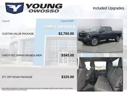 Used 2024 Chevrolet Silverado 2500 Custom w/ Custom Value Package image 4