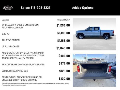 Certified 2018 Chevrolet Silverado 1500 LT w/ All Star Edition image 2