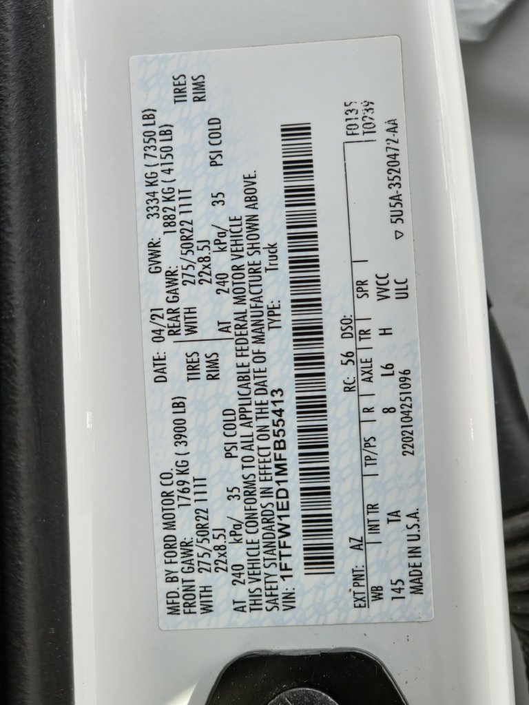 Used 2021 Ford F150 Limited AWD/4WD image 32