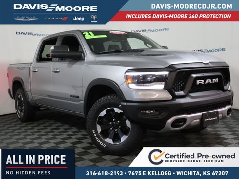 Used 2021 RAM 1500 Rebel w/ Rebel Level 1 Equipment Group AWD/4WD image 1