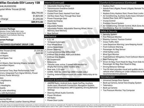 Used 2020 Cadillac Escalade ESV Luxury AWD/4WD image 5