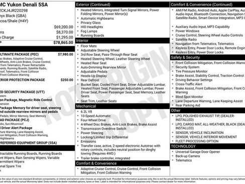 Used 2018 GMC Yukon Denali w/ Denali Ultimate Package image 47