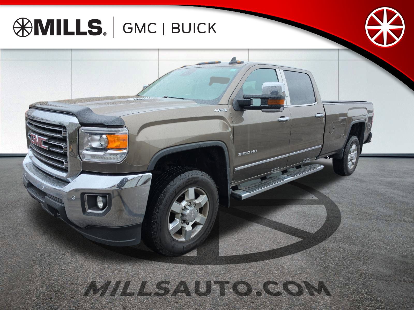 Used 2015 GMC Sierra 3500 SLT w/ Duramax Plus Package AWD/4WD image 1