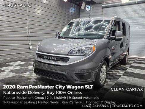 Used 2020 RAM ProMaster City SLT w/ Popular Equipment Group FWD image 1