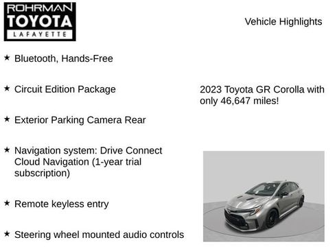 Used 2023 Toyota Corolla GR AWD/4WD image 7