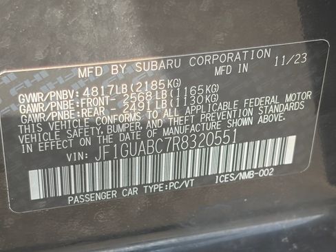 Used 2024 Subaru Impreza 2.0i w/ Popular Package #1A AWD/4WD image 34