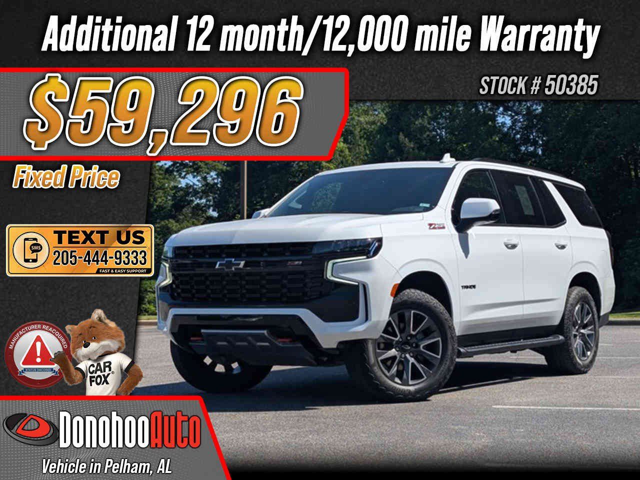 Used 2024 Chevrolet Tahoe Z71 w/ Z71 Off-Road Package AWD/4WD image 1