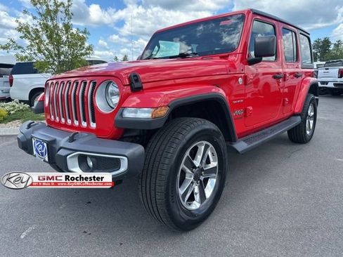 Used 2020 Jeep Wrangler Unlimited Sahara AWD/4WD image 1
