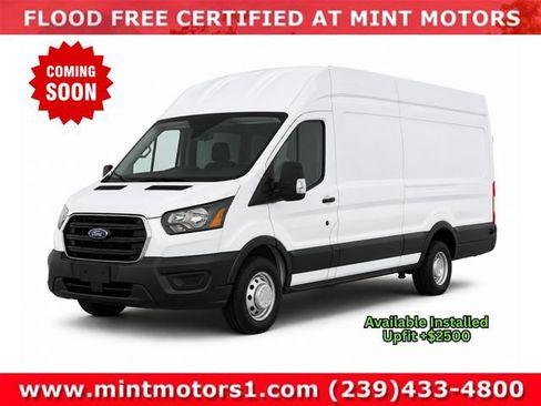 Used 2023 Ford Transit 350 148 High Roof Extended w/ Fleet Safety Package RWD image 1