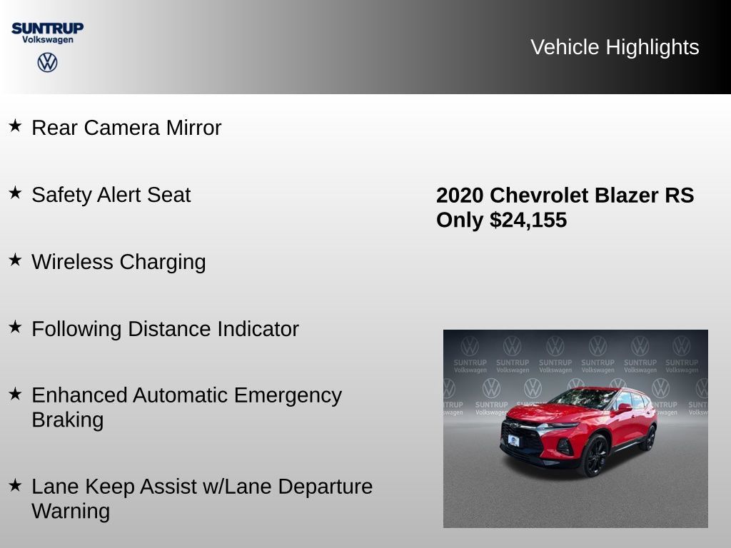 Used 2020 Chevrolet Blazer RS FWD image 24