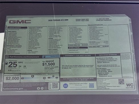 New 2026 GMC Terrain AT4 w/ Convenience Package III image 20