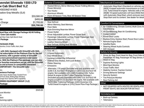 Used 2022 Chevrolet Silverado 1500 LTZ AWD/4WD image 28
