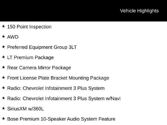 Used 2023 Chevrolet Traverse LT w/ LT Premium Package AWD/4WD image 2