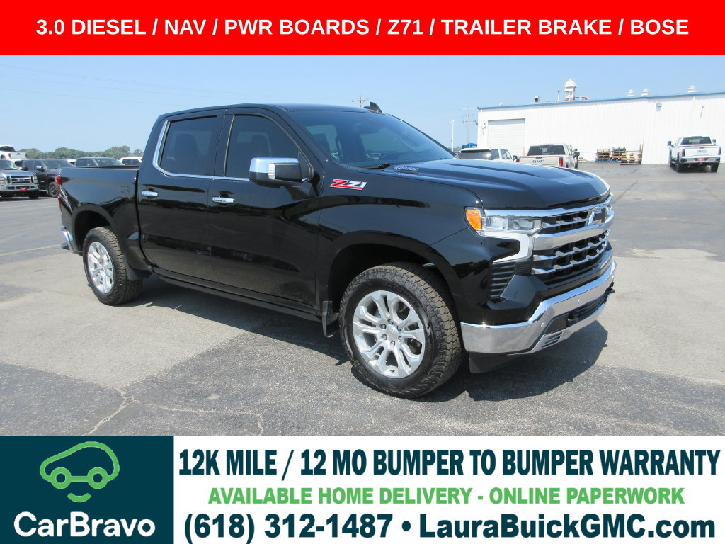 Certified 2024 Chevrolet Silverado 1500 LTZ w/ Z71 Off-Road Package AWD/4WD image 1