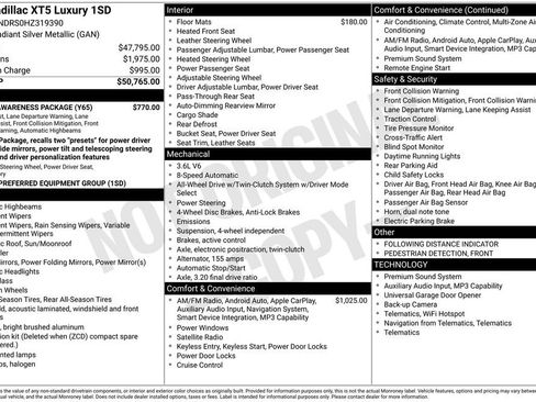 Used 2017 Cadillac XT5 Luxury w/ Driver Awareness Package image 41