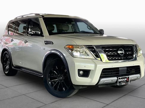 Used 2017 Nissan Armada Platinum w/ Captain Seat Package image 2