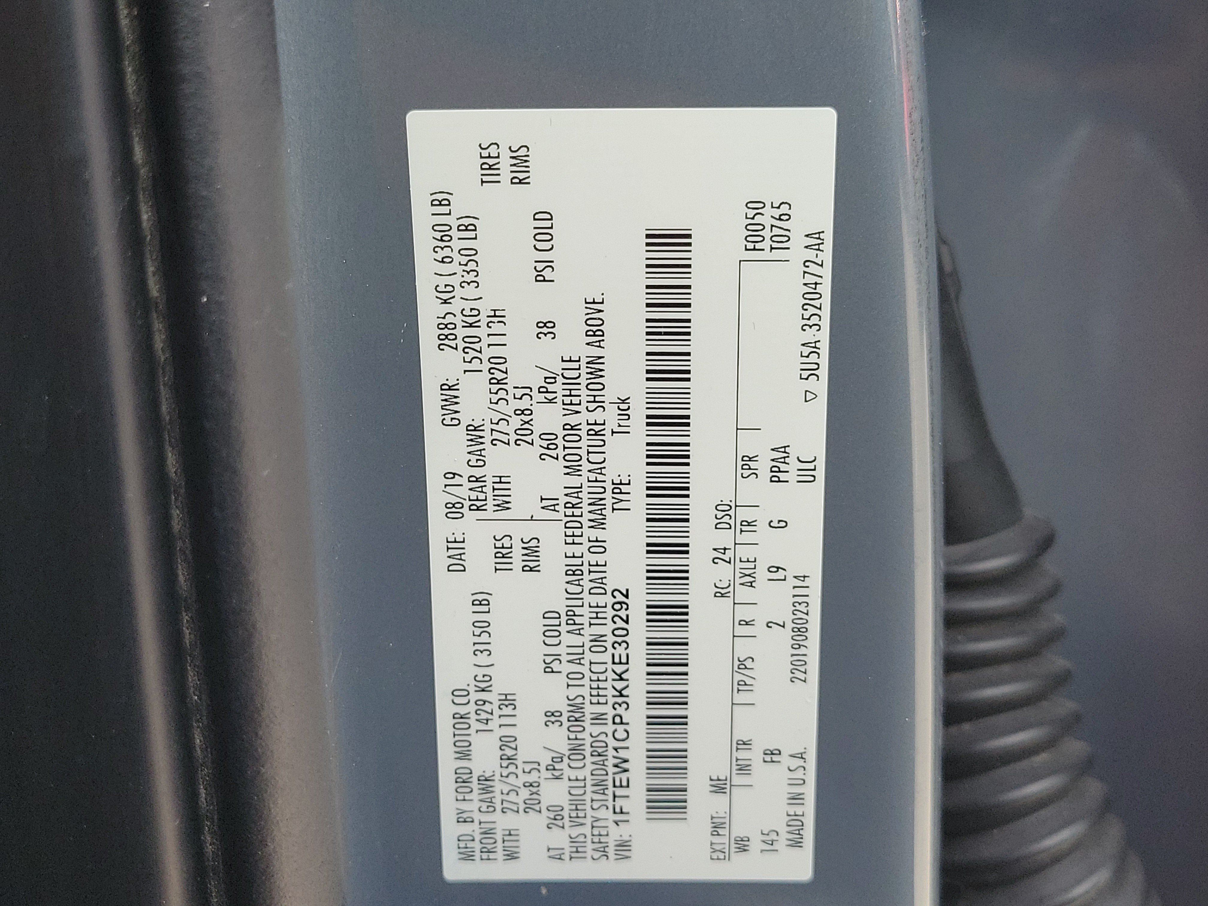 Used 2019 Ford F150 XLT w/ Equipment Group 302A Luxury RWD image 34