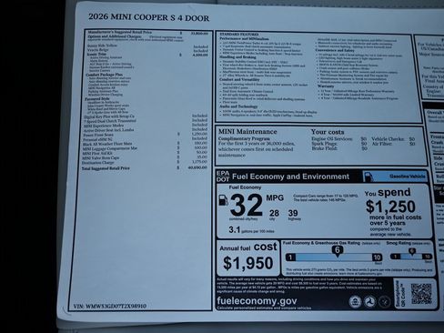 New 2026 MINI Cooper S image 40