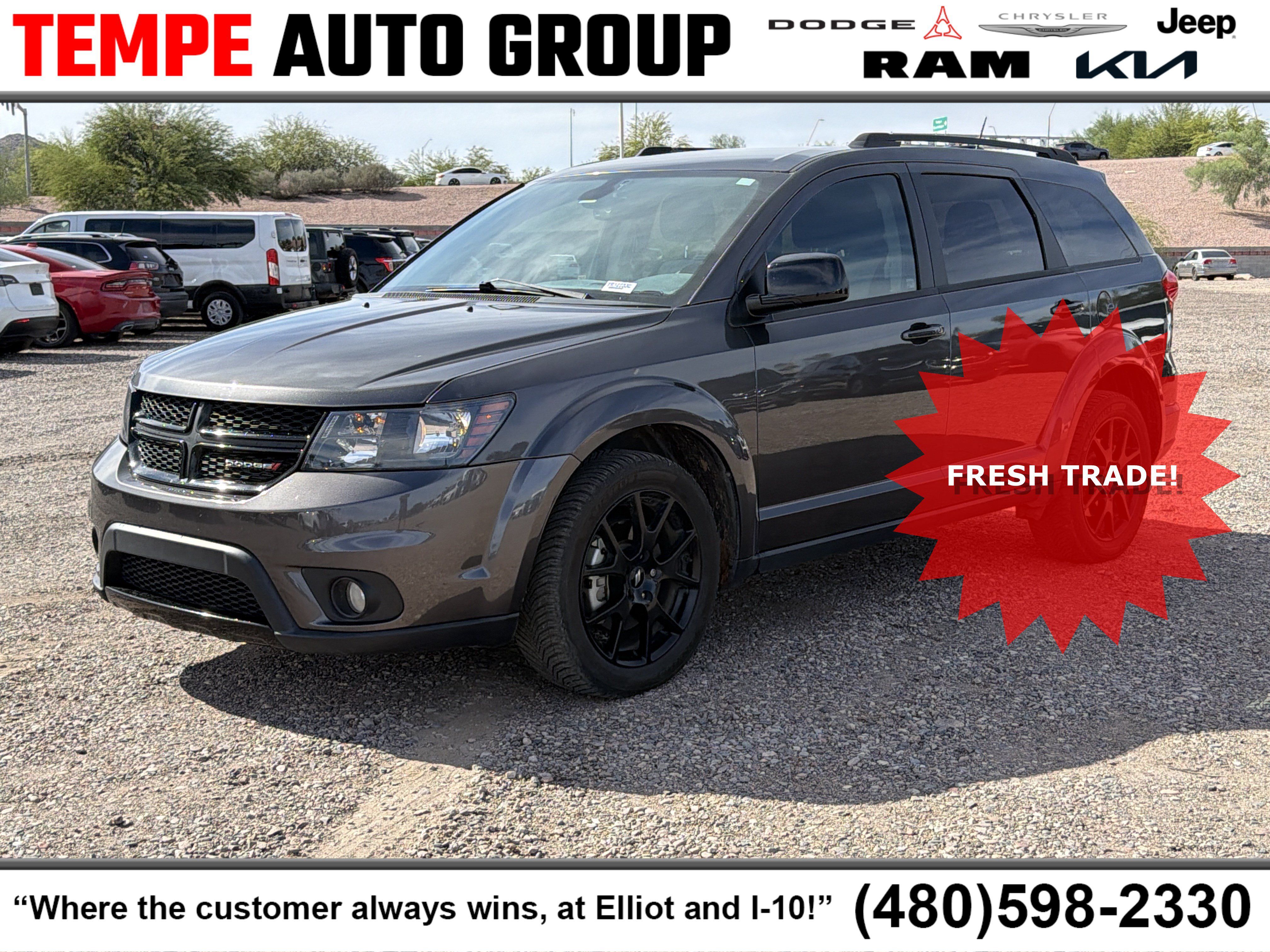 Used 2018 Dodge Journey SXT w/ Blacktop Package FWD image 1