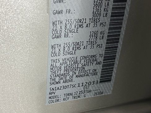 Used 2025 Nissan Murano Platinum w/ Cargo Package image 36