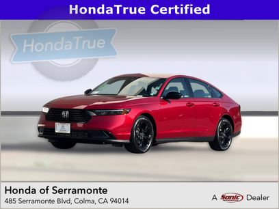 Certified 2025 Honda Accord SE