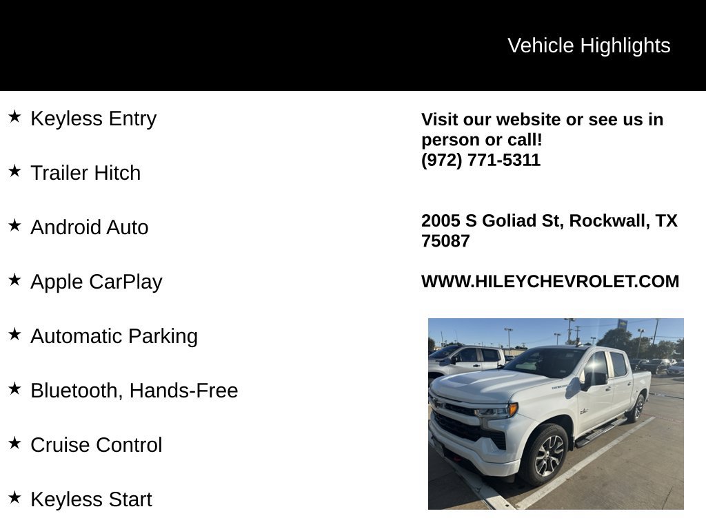 Used 2024 Chevrolet Silverado 1500 RST w/ Protection Package RWD image 6