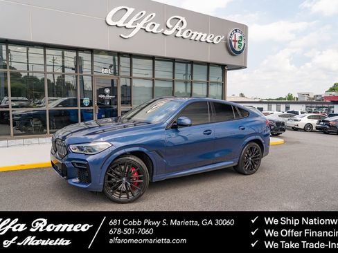 Used 2023 BMW X6 M50i w/ Executive Package AWD/4WD image 1