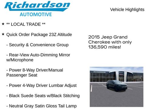 Used 2015 Jeep Grand Cherokee Altitude image 11