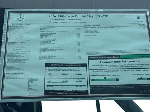 New 2026 Mercedes-Benz Sprinter 2500 image 30