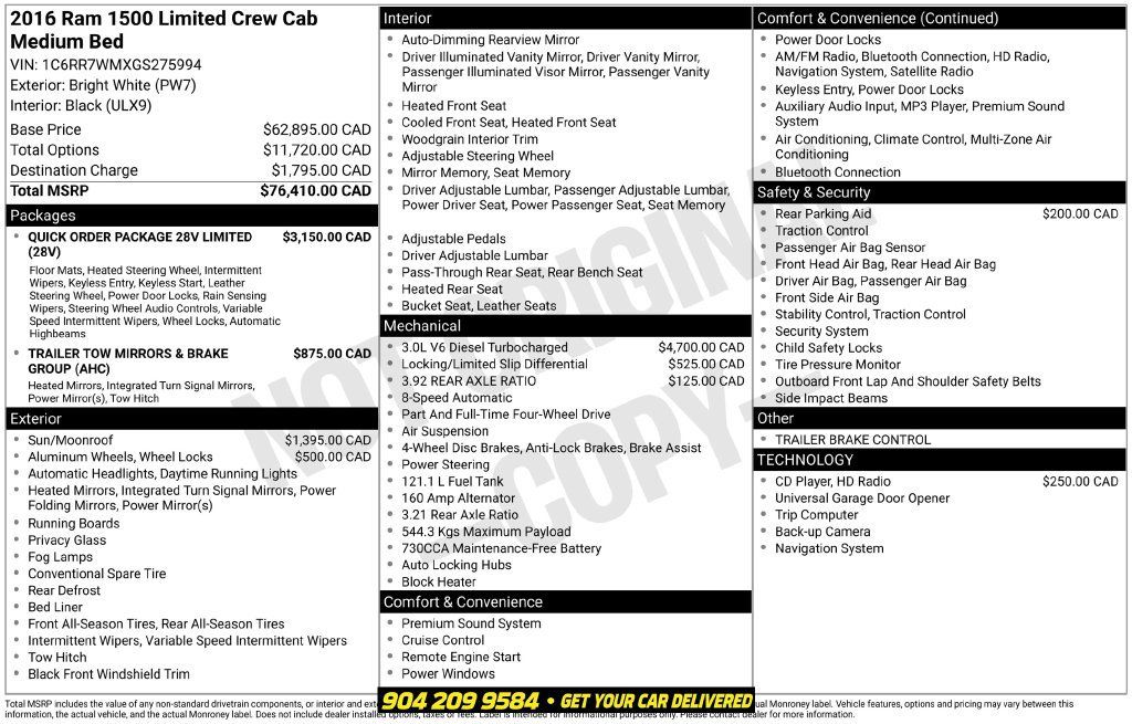 Used 2016 RAM 1500 Limited AWD/4WD image 33