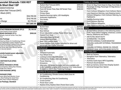 New 2026 Chevrolet Silverado 1500 RST w/ RST All Star Premium Package image 1
