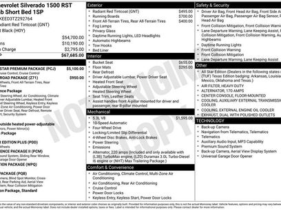 New 2026 Chevrolet Silverado 1500 RST w/ RST All Star Premium Package