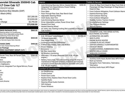 New 2026 Chevrolet Silverado 3500 LT w/ Convenience Package AWD/4WD image 39