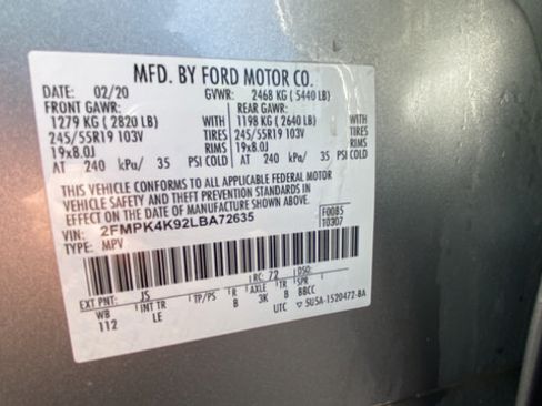 Used 2020 Ford Edge Titanium AWD/4WD image 26