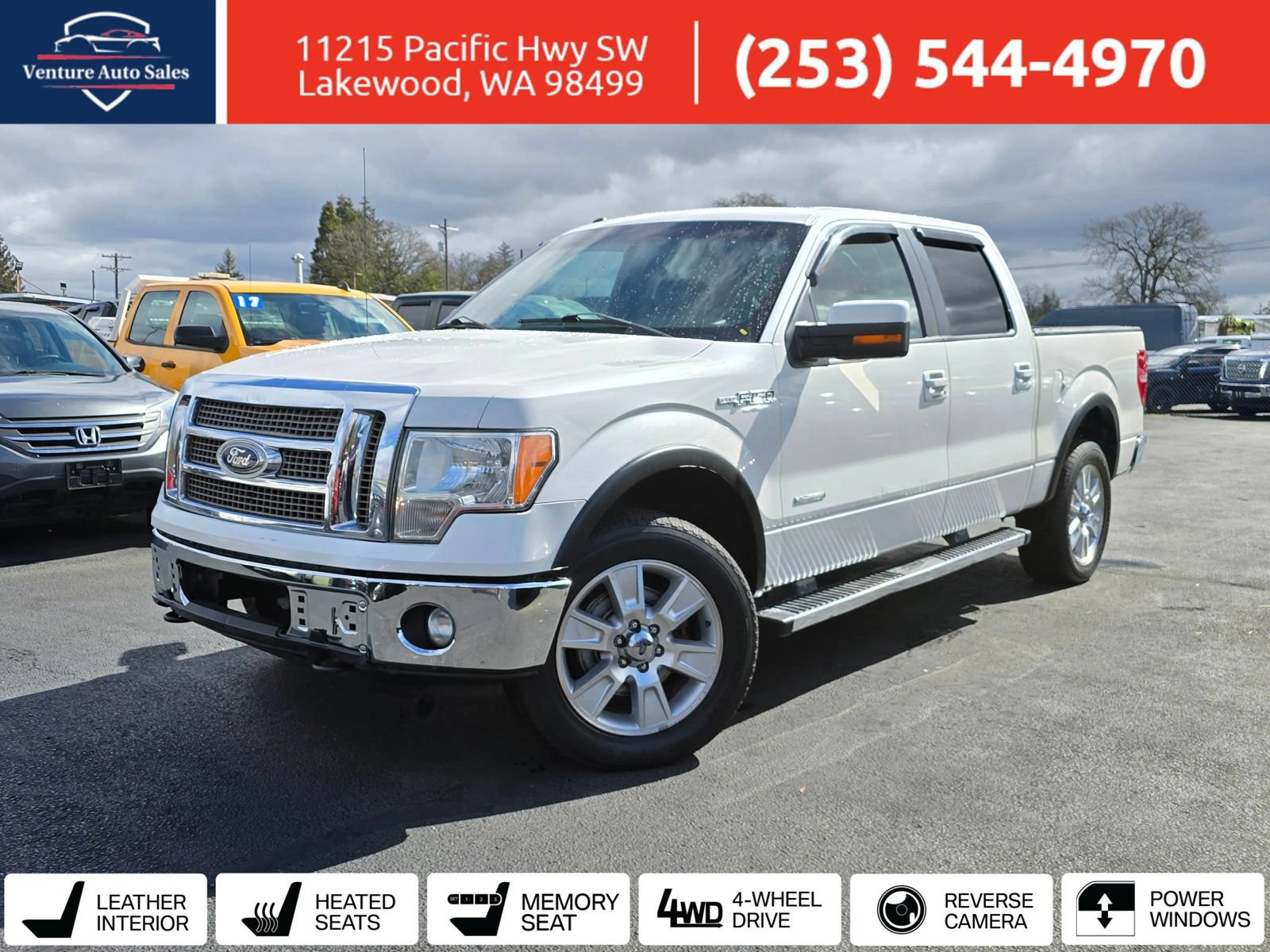 Used 2012 Ford F150 Lariat w/ Max Trailer Tow Pkg AWD/4WD image 1