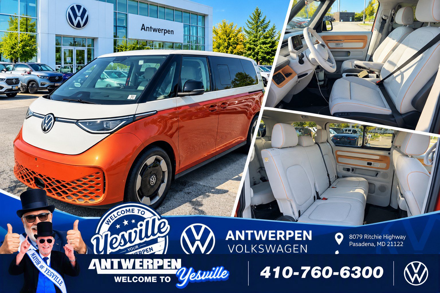Used 2025 Volkswagen ID. Buzz Pro S Plus RWD image 1