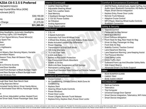 Certified 2023 MAZDA CX-5 AWD 2.5 S image 31
