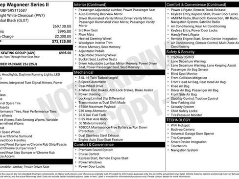 Used 2024 Jeep Wagoneer Series II w/ Flexible Seating Group image 28