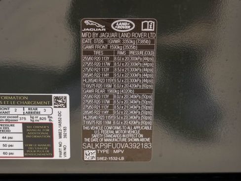 New 2027 Land Rover Range Rover SE AWD/4WD image 80