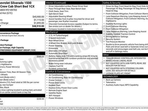 Used 2023 Chevrolet Silverado 1500 Custom RWD image 7