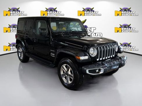 Used 2021 Jeep Wrangler Unlimited Sahara w/ Uconnect 4C Nav & Sound Group image 3