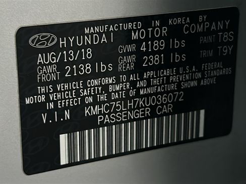 Used 2019 Hyundai Ioniq Hatchback 4D image 43