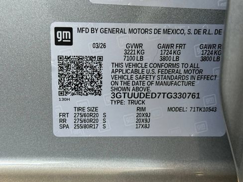 Used 2026 GMC Sierra 1500 SLT w/ SLT Premium Plus Package AWD/4WD image 29
