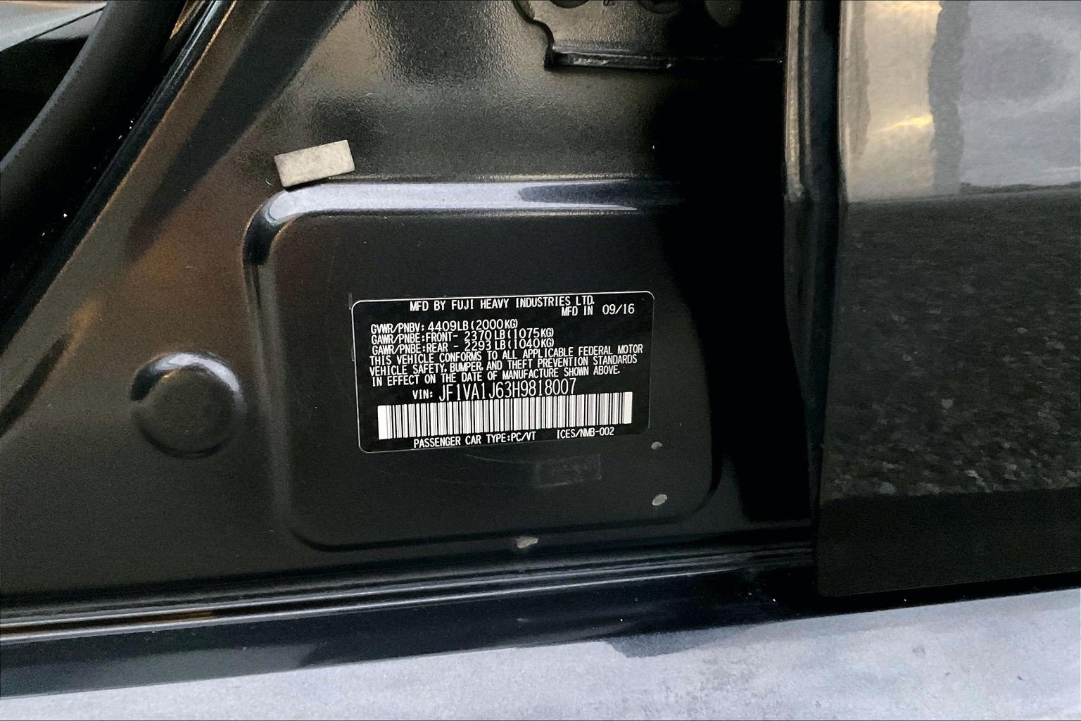 Used 2017 Subaru WRX Limited AWD/4WD image 30